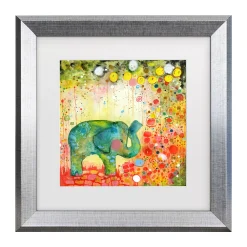 Trademark Fine Art Wyanne Garden Adventure Matted Framed Art