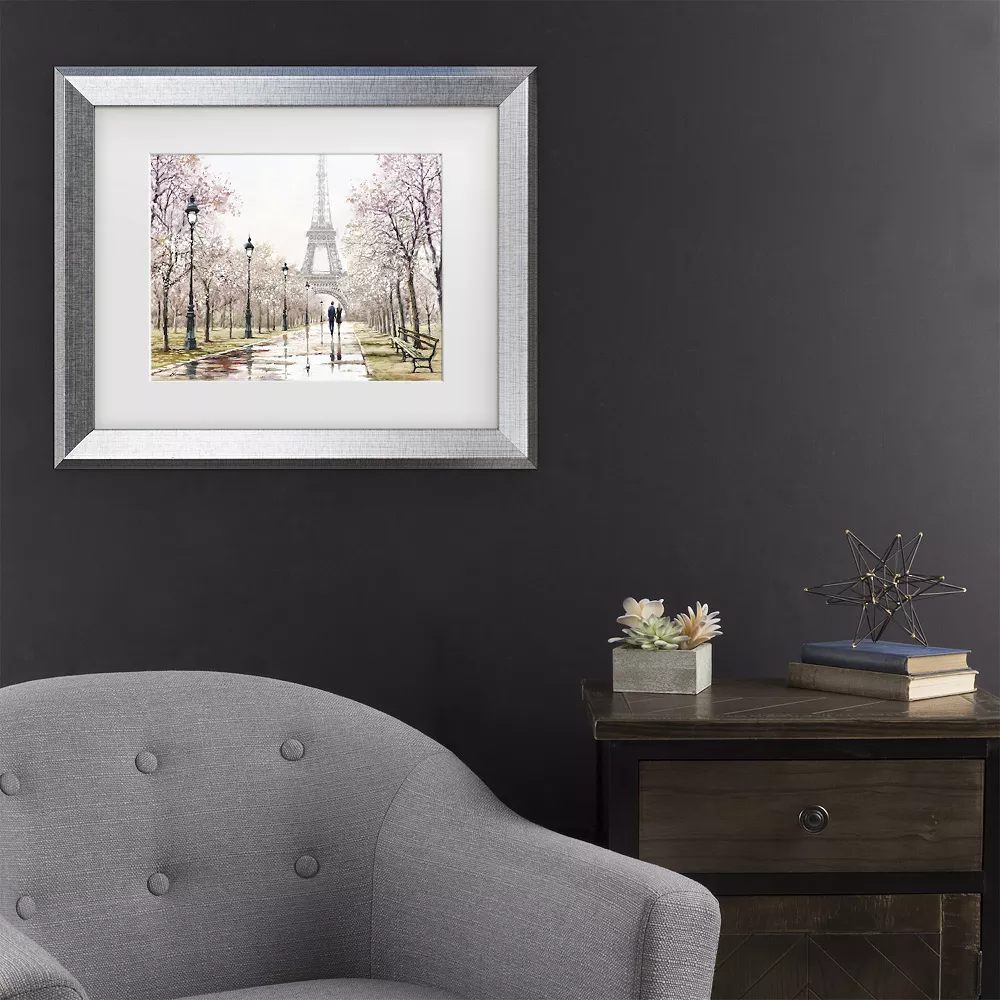 Trademark Fine Art The Macneil Studio Eiffel Tower Pastel Matted Framed Art 2 Trademark Fine Art The Macneil Studio Eiffel Tower Pastel Matted Framed Art - Image 2