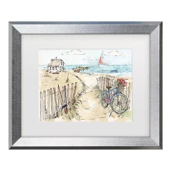 Trademark Fine Art Anne Tavoletti Coastal Catch V Matted Framed Art