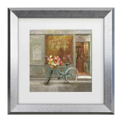 Trademark Fine Art Danhui Nai French Flower Shop V2 Matted Framed Art