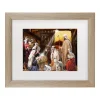 Trademark Fine Art The Macneil Studio Nativity Scene Matted Framed Art