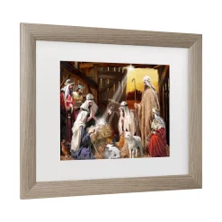 Trademark Fine Art The Macneil Studio Nativity Scene Matted Framed Art -Kohl's Sales 5878069 ALT2