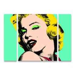 Trademark Fine Art Andy Warhol Canvas Wall Art 3-piece Set