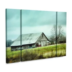 Trademark Fine Art An Old Gray Barn Canvas Wall Art 3-piece Set -Kohl's Sales 5879745 ALT2