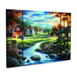 Trademark Fine Art Country Living Canvas Wall Art 3-piece Set