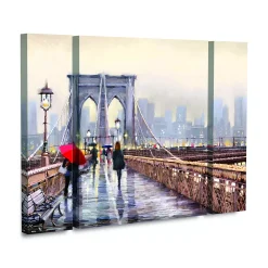 Trademark Fine Art Brooklyn Bridge Canvas Wall Art 3-piece Set -Kohl's Sales 5879933 ALT2