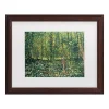 Trademark Fine Art Vincent Van Gogh Trees And Undergrowth 1887 Framed Wall Art