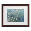 Trademark Fine Art Vincent Van Gogh Almond Blossoms Framed Wall Art