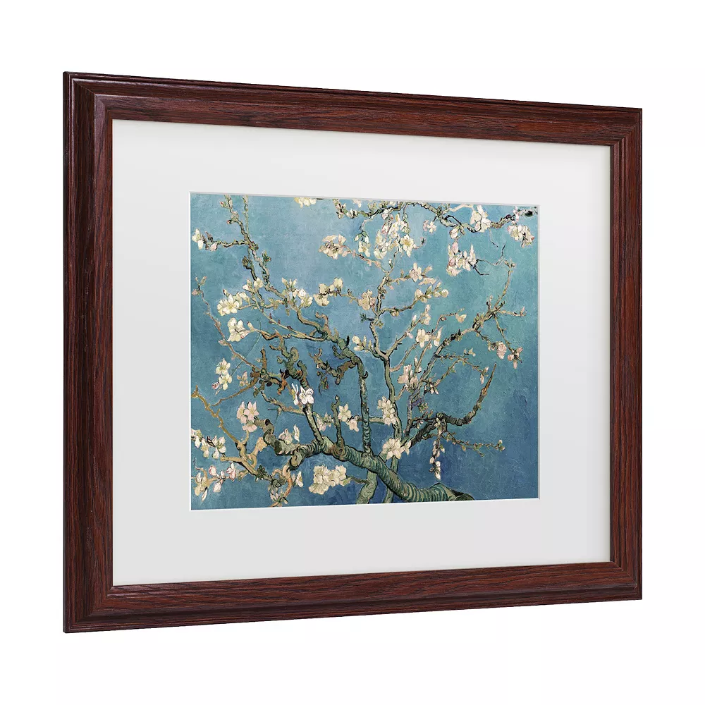 Trademark Fine Art Vincent Van Gogh Almond Blossoms Framed Wall Art 3 Trademark Fine Art Vincent Van Gogh Almond Blossoms Framed Wall Art - Image 3