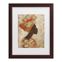 Trademark Fine Art African Beauty I Framed Wall Art
