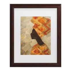 Trademark Fine Art African Beauty II Framed Wall Art