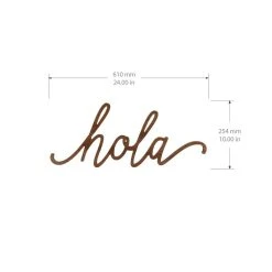 Sonoma Goods For Life® Hola Sentiment Wall Decor -Kohl's Sales 5905934 ALT4