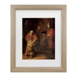 Trademark Fine Art Rembrandt Return Of The Prodigal Son Framed Wall Art