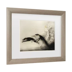 Trademark Fine Art Art Deco Woman Greyhounds Framed Wall Art -Kohl's Sales 5961744 ALT2