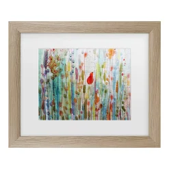 Trademark Fine Art Une Ame Dans Le Jardin Framed Wall Art