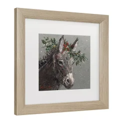 Trademark Fine Art Christmas Donkey Framed Wall Art -Kohl's Sales 5965804 ALT2