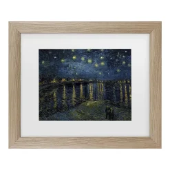 Trademark Fine Art Vincent Van Gogh Starry Night II Framed Wall Art