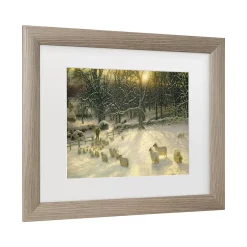 Trademark Fine Art The Shortening Winter's Day Framed Wall Art -Kohl's Sales 5965837 ALT2