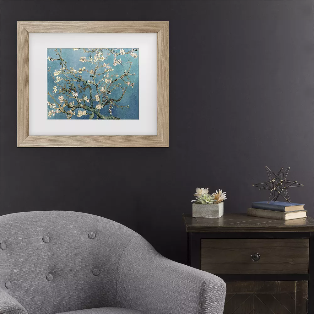 Trademark Fine Art Vincent Van Gogh Almond Blossoms Framed Wall Art 2 Trademark Fine Art Vincent Van Gogh Almond Blossoms Framed Wall Art - Image 2