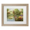Trademark Fine Art Water Lilies Framed Wall Art