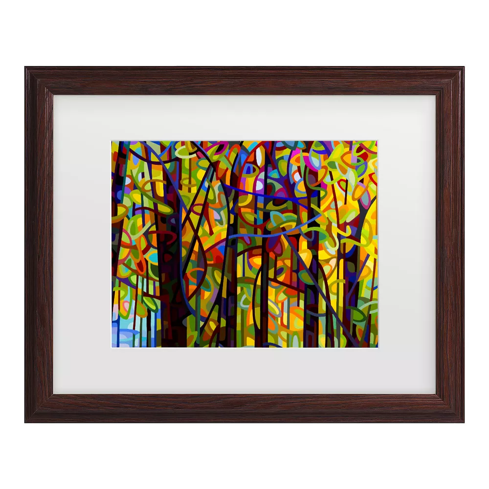 Trademark Fine Art Standing Room Only Tree Framed Wall Art 1 Trademark Fine Art Standing Room Only Tree Framed Wall Art