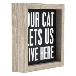 Sonoma Goods For Life® Inset Cat Caption Box -Kohl's Sales 5983560 ALT2
