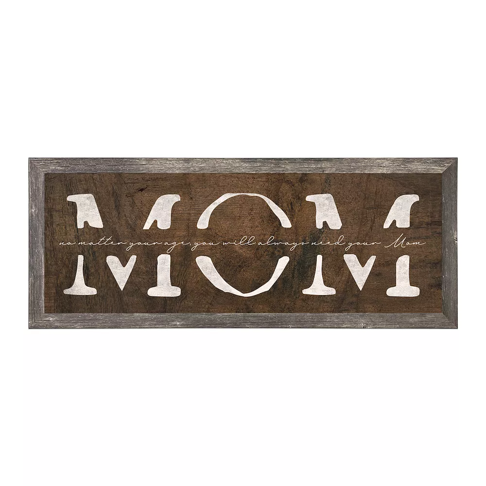 Personal-Prints "MOM" Canvas Framed Wall Art 1 Personal-Prints "MOM" Canvas Framed Wall Art