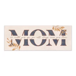 Personal-Prints "MOM" Gift For Mom Wood Block Mount Wall Art