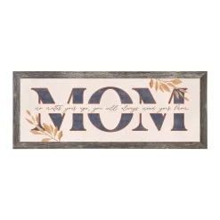 Personal-Prints "MOM" Boho Canvas Framed Wall Art