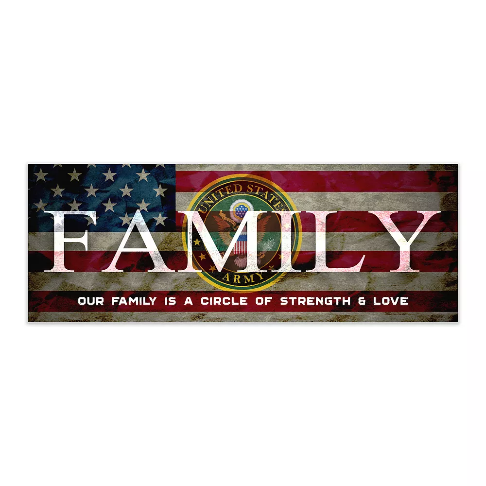 Personal-Prints "FAMILY" US Army Wood Block Mount Wall Art 1 Personal-Prints "FAMILY" US Army Wood Block Mount Wall Art