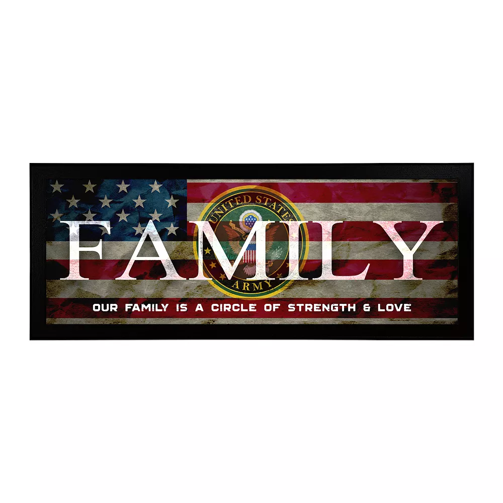 Personal-Prints US Army "FAMILY" Canvas Framed Wall Art 1 Personal-Prints US Army "FAMILY" Canvas Framed Wall Art