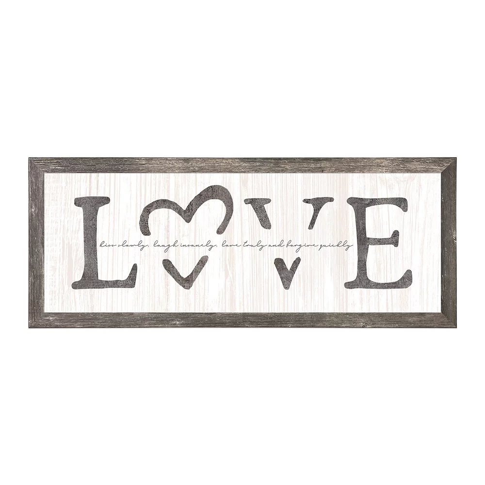 Personal-Prints "LOVE" Canvas Framed Wall Art 1 Personal-Prints "LOVE" Canvas Framed Wall Art