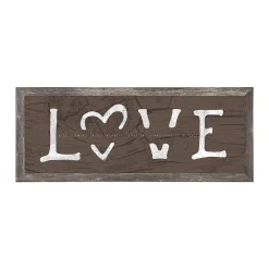 Personal-Prints "LOVE" Canvas Framed Wall Art