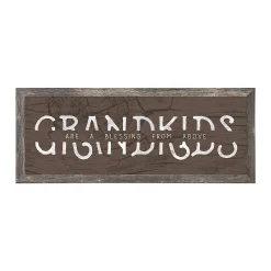 Personal-Prints Grandkids Distressed Framed Wall Art