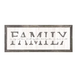 Personal-Prints Family Whitewash Framed Wall Art