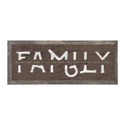 Personal-Prints Family Rustic Framed Wall Art