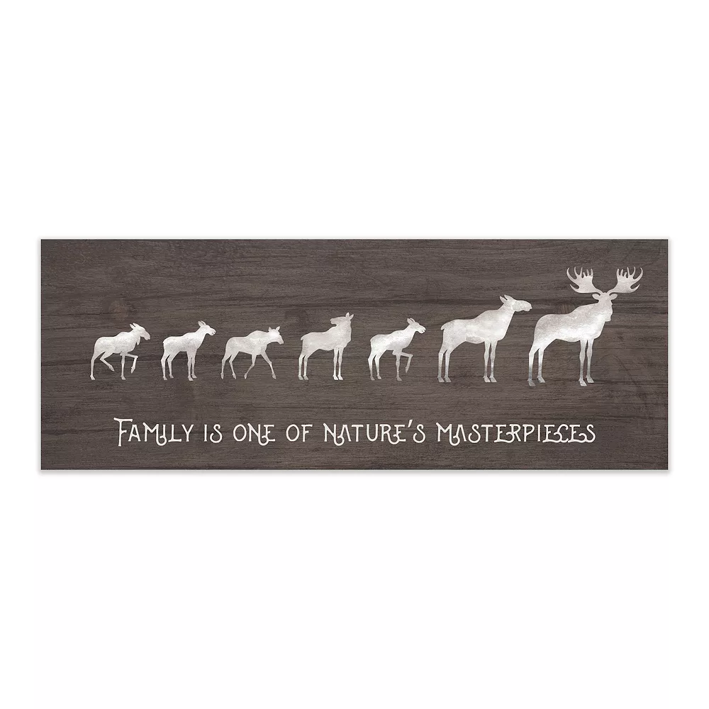 Personal-Prints Moose Family 5 Calves Wood Wall Art 1 Personal-Prints Moose Family 5 Calves Wood Wall Art