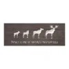 Personal-Prints Moose Family 2 Calves Wood Wall Art