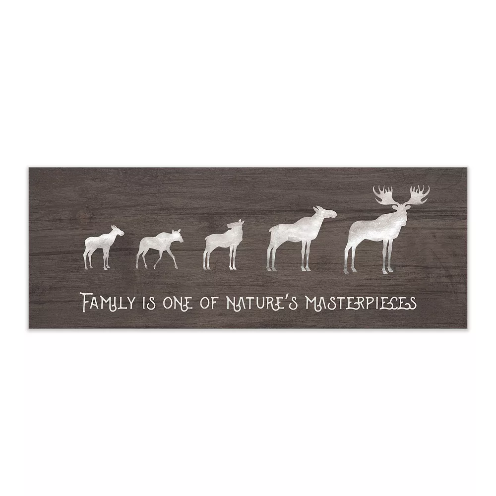 Personal-Prints Moose Family 3 Calves Wood Wall Art 1 Personal-Prints Moose Family 3 Calves Wood Wall Art
