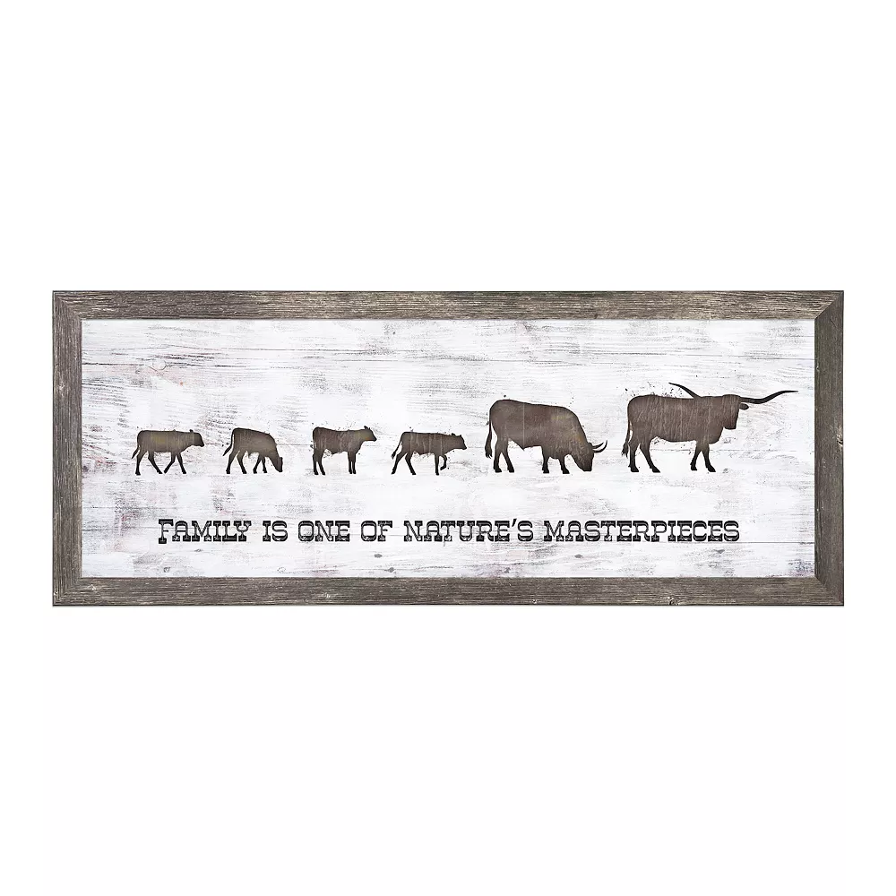 Personal-Prints Longhorn Family 4 Calves Framed Wall Art 1 Personal-Prints Longhorn Family 4 Calves Framed Wall Art