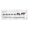 Personal-Prints Longhorn Family 5 Calves Wall Art