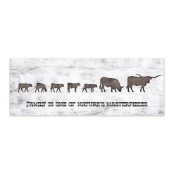 Personal-Prints Longhorn Family 5 Calves Wall Art