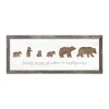 Personal-Prints Bear Family 4 Cubs Framed Wall Art
