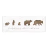 Personal-Prints Bear Family 3 Cubs Plaque Wall Art