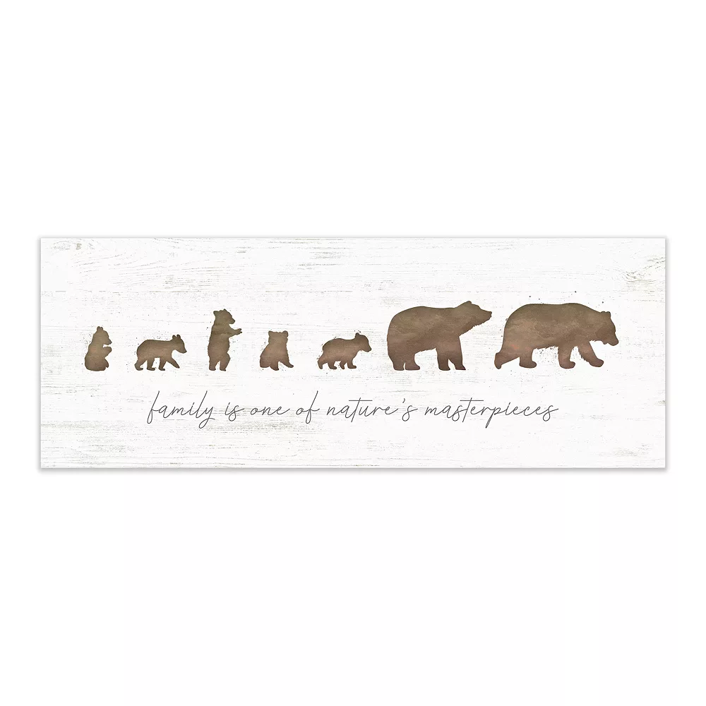 Personal-Prints Bear Family 5 Cubs Plaque Wall Art 1 Personal-Prints Bear Family 5 Cubs Plaque Wall Art