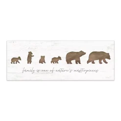 Personal-Prints 4 Cubs Bear Family Plaque Wall Art