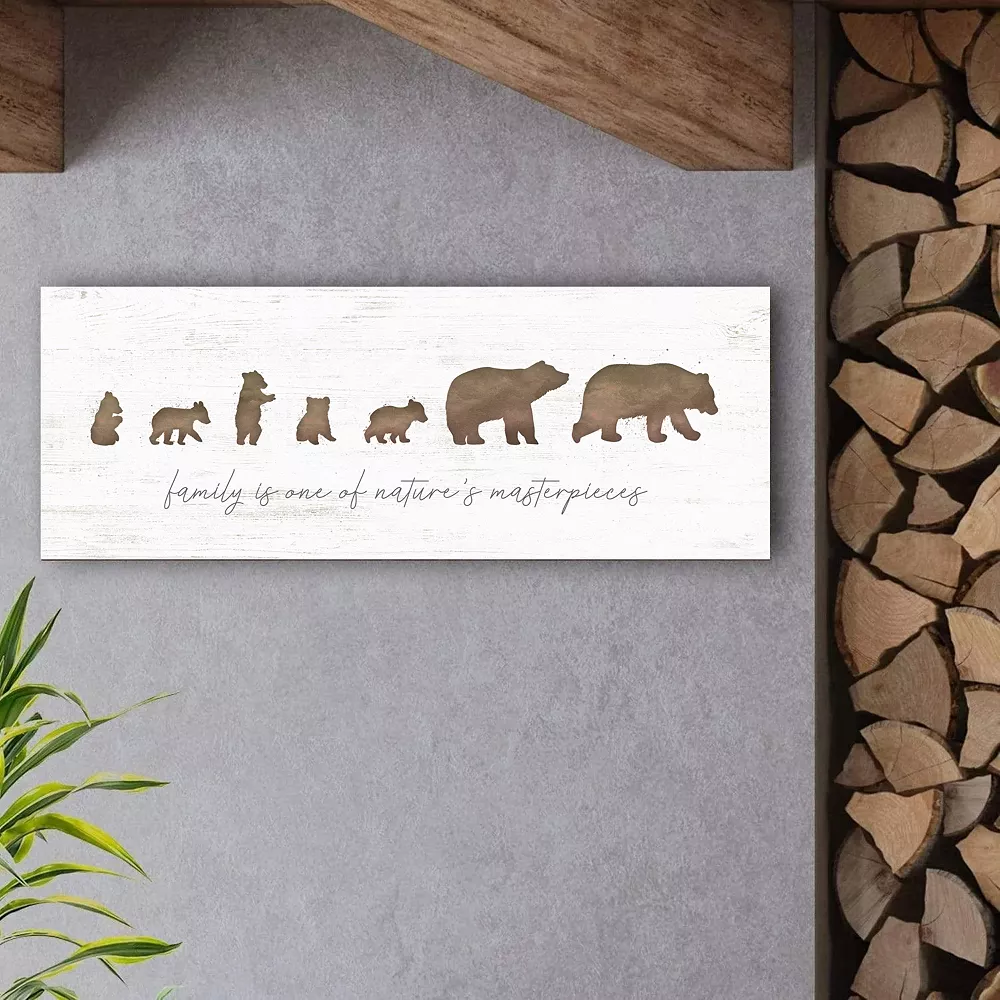 Personal-Prints 5 Cubs Bear Family Plaque Wall Art 2 Personal-Prints 5 Cubs Bear Family Plaque Wall Art - Image 2