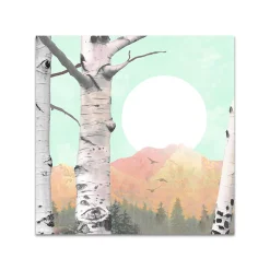 Personal-Prints Aspen Mountain Wood Wall Art